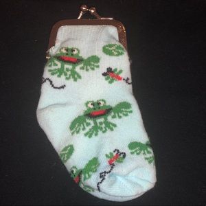 Frog Sock Purse